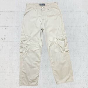 VTG Y2K Levi’s Silvertab Men’s Cargo Pant Light Tan Size 34 X 32 Baggy Loose